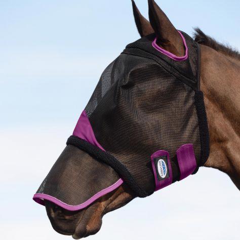WeatherBeeta ComfiTec DURABLE Mesh Fly Mask - with Nose - Full